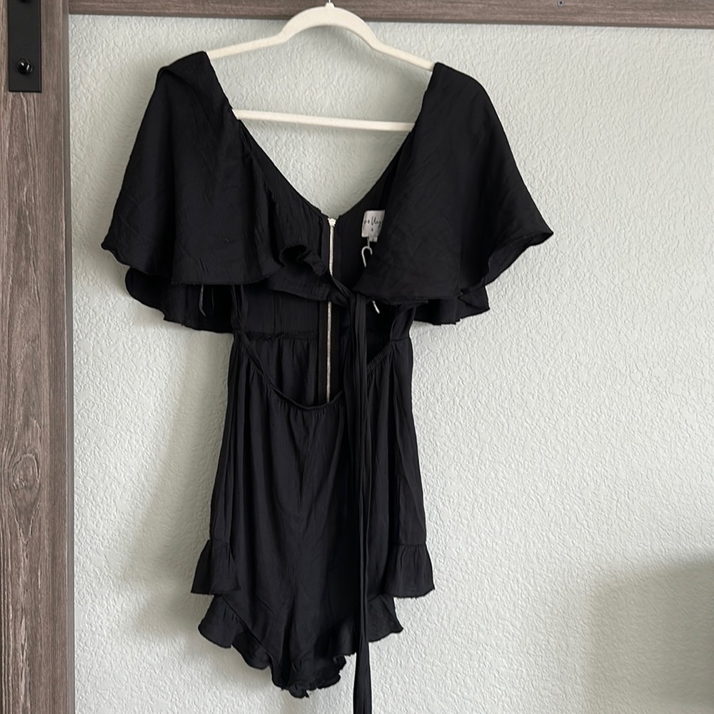 Short jumpsuit cover up